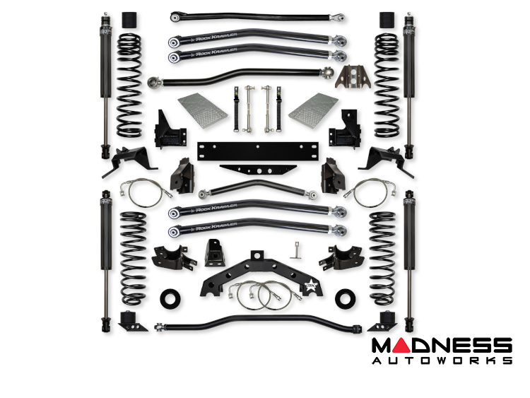 Jeep Wrangler JK Lift Kit - Rock Krawler - 3.5in X Factor X2 - Stage 1 - `07-`18